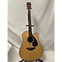 Used Yamaha Used Yamaha FGX800C Natural Acoustic Electric Guitar Natural