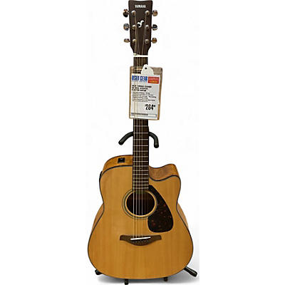 Yamaha Used Yamaha FGX800C Natural Acoustic Electric Guitar