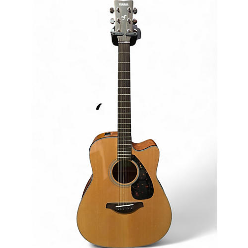 Yamaha Used Yamaha FGX800C Natural Acoustic Electric Guitar Natural