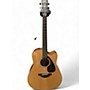 Used Yamaha Used Yamaha FGX800C Natural Acoustic Electric Guitar Natural