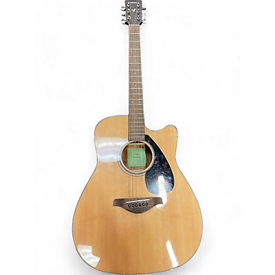 Yamaha Used Yamaha FGX800C Natural Acoustic Electric Guitar