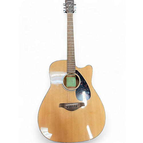 Yamaha Used Yamaha FGX800C Natural Acoustic Electric Guitar Natural