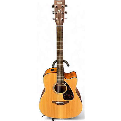 Yamaha Used Yamaha FGX800C Natural Acoustic Electric Guitar