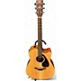 Used Yamaha Used Yamaha FGX800C Natural Acoustic Electric Guitar Natural