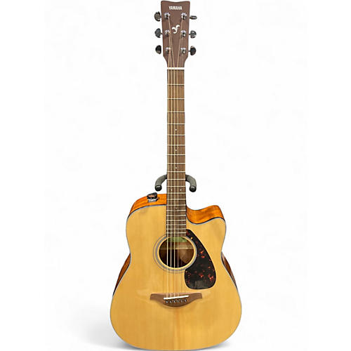 Used Yamaha FGX800C Natural Acoustic Electric Guitar Natural