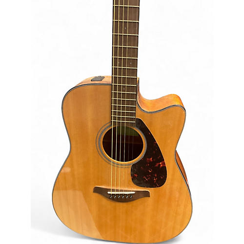 Used Yamaha FGX800C Natural Acoustic Electric Guitar Natural
