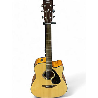 Used Yamaha FGX800C Natural Acoustic Electric Guitar