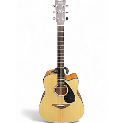 Used Yamaha FGX800C Natural Acoustic Electric Guitar