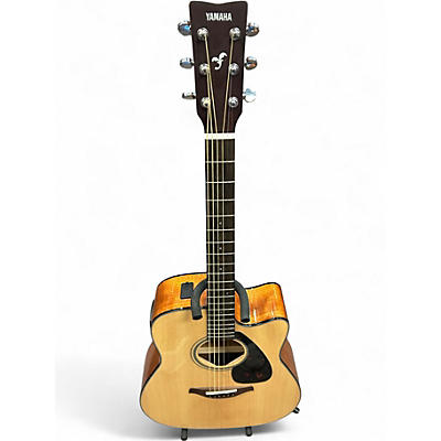 Used Yamaha FGX800C Natural Acoustic Electric Guitar