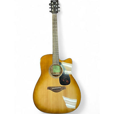 Used Yamaha FGX800C Natural Acoustic Electric Guitar