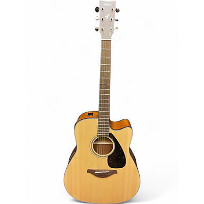 Used Yamaha FGX800C Natural Acoustic Electric Guitar