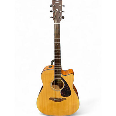 Used Yamaha FGX800C Natural Acoustic Electric Guitar