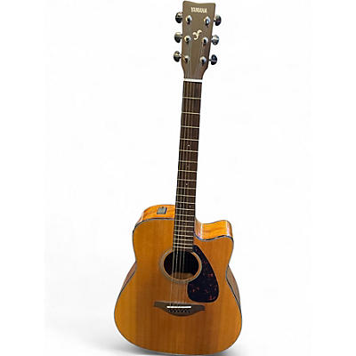 Used Yamaha FGX800C Natural Acoustic Electric Guitar