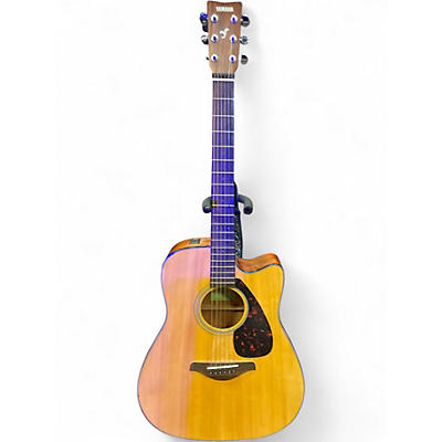 Used Yamaha FGX800C Natural Acoustic Electric Guitar