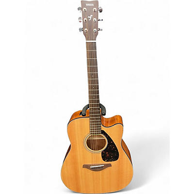 Used Yamaha FGX800C Natural Acoustic Electric Guitar