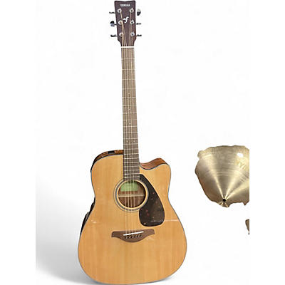 Used Yamaha FGX800C Natural Acoustic Electric Guitar