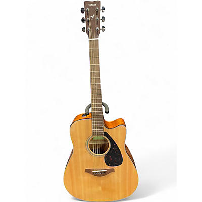 Used Yamaha FGX800C Natural Acoustic Electric Guitar