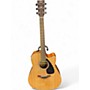 Used Yamaha FGX800C Natural Acoustic Electric Guitar Natural
