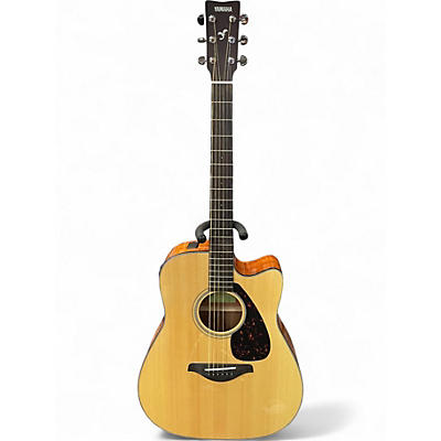Used Yamaha FGX800C Natural Acoustic Electric Guitar