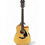 Used Yamaha FGX800C Natural Acoustic Electric Guitar Natural