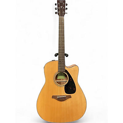 Used Yamaha FGX800C Natural Acoustic Guitar