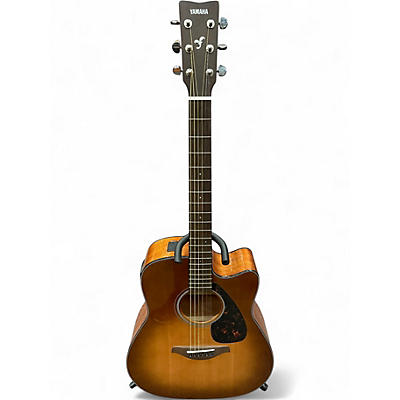 Used Yamaha FGX800C Sandburst Acoustic Electric Guitar