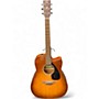 Used Yamaha FGX800C Sandburst Acoustic Electric Guitar Sandburst