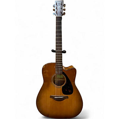 Used Yamaha FGX800C Sandburst Acoustic Electric Guitar