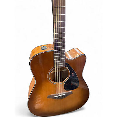 Used Yamaha FGX800C Sandburst Acoustic Electric Guitar