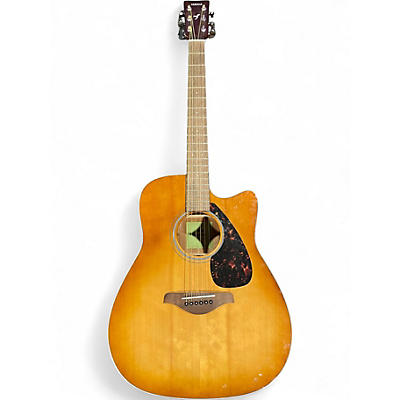 Used Yamaha FGX800C Sandburst Acoustic Electric Guitar