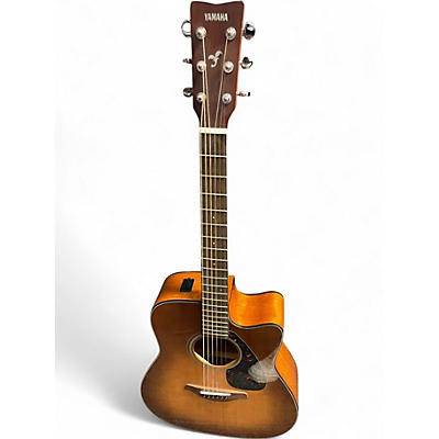 Used Yamaha FGX800C sand burst Acoustic Electric Guitar