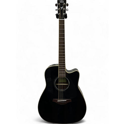 Yamaha Used Yamaha FGX830 Black Acoustic Guitar Black