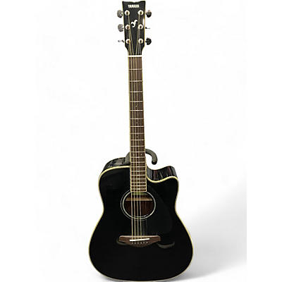 Yamaha Used Yamaha FGX830C Black Acoustic Guitar