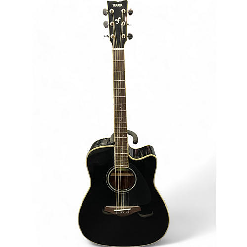 Yamaha Used Yamaha FGX830C Black Acoustic Guitar Black