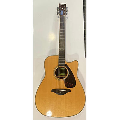 Yamaha Used Yamaha FGX830C Natural Acoustic Electric Guitar