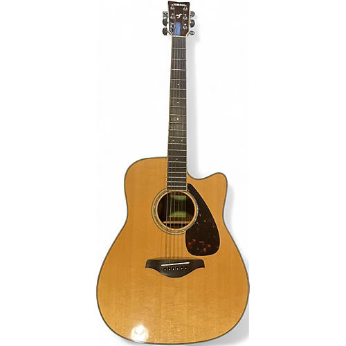 Yamaha Used Yamaha FGX830C Natural Acoustic Electric Guitar Natural