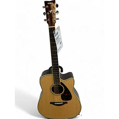 Yamaha Used Yamaha FGX830C Natural Acoustic Electric Guitar