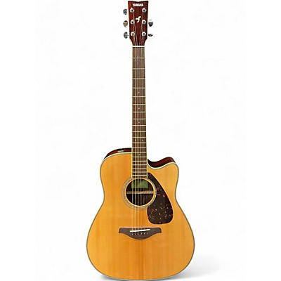 Used Yamaha FGX830C Natural Acoustic Electric Guitar