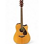Used Yamaha FGX830C Natural Acoustic Electric Guitar Natural