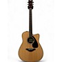 Used Yamaha FGX830C Natural Acoustic Electric Guitar Natural