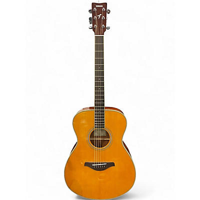 Yamaha Used Yamaha FS-TA Natural Acoustic Electric Guitar