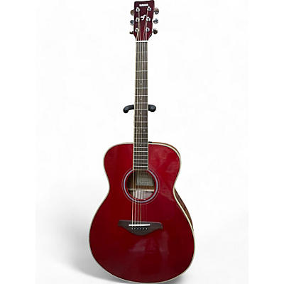 Used Yamaha FS-TA Transacoustic Ruby Acoustic Electric Guitar