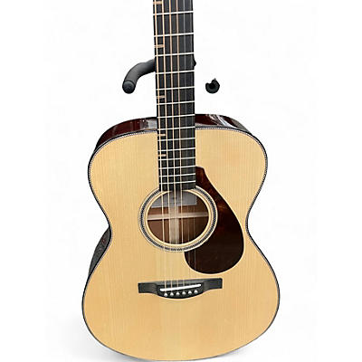 Used Yamaha FS9MX Natural Acoustic Electric Guitar