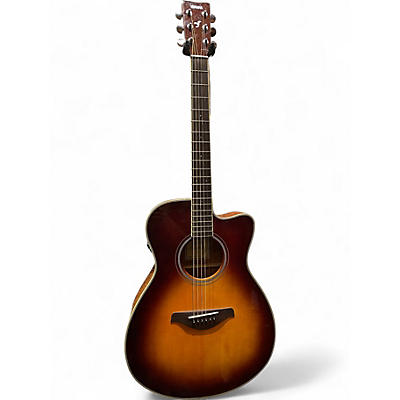 Used Yamaha FSC-TA 2 Color Sunburst Acoustic Electric Guitar
