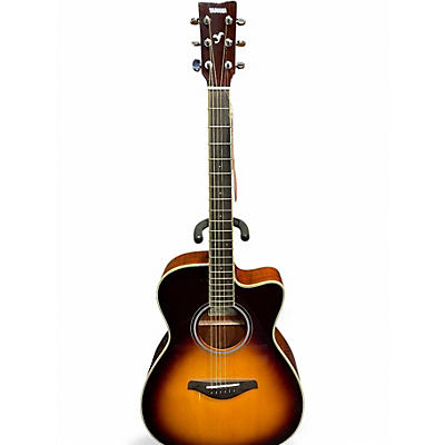 Used Yamaha FSC-TA 2 Tone Sunburst Acoustic Electric Guitar