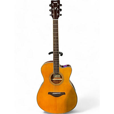 Yamaha Used Yamaha FSC-TA Natural Acoustic Electric Guitar