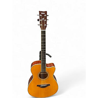 Used Yamaha FSC-TA Natural Acoustic Electric Guitar