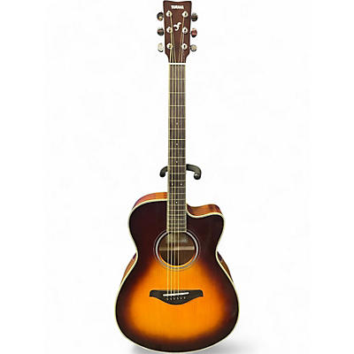 Used Yamaha FSC-TA Natural Acoustic Electric Guitar