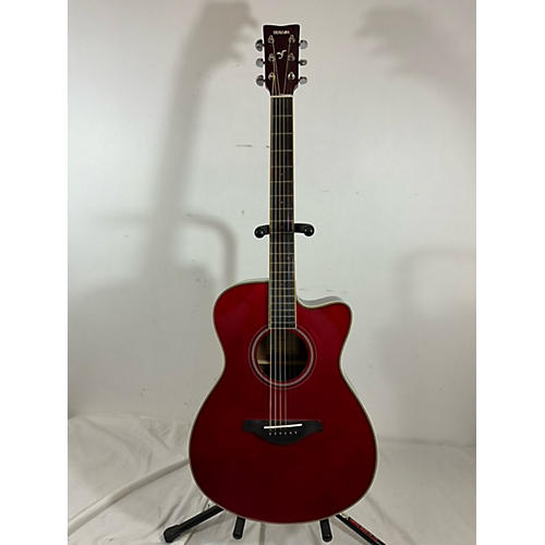 Yamaha Used Yamaha FSC-TA RUBY RED Acoustic Electric Guitar RUBY RED