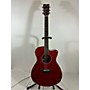 Used Yamaha Used Yamaha FSC-TA RUBY RED Acoustic Electric Guitar RUBY RED